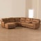 Baxton Studio Mistral Brown 6-Piece Sectional with Recliners Corner Lounge Suite 129-7128 - alternate 5